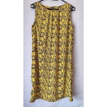 haljine za trudnice zara: Zara L (EU 40), bоја - Žuta, Oversize, Top (bez rukava) — 1