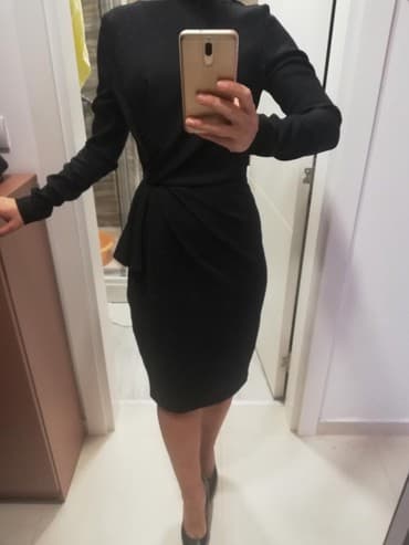 p.s novo haljine: PS Fashion S (EU 36), bоја - Crna, Večernji, maturski, Dugih rukava — 7
