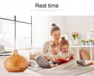 second hand telefoni: 300ml aroma essential oil diffuser ultrasonic air humidifier ponovo u — 2