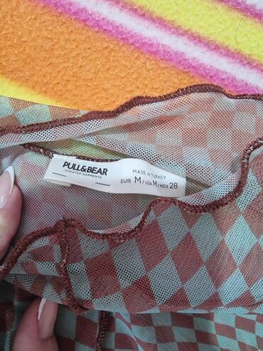 Haljine: PULL&BEAR M (EU 38), bоја - Šareno, Koktel, klub, Dugih rukava — 2