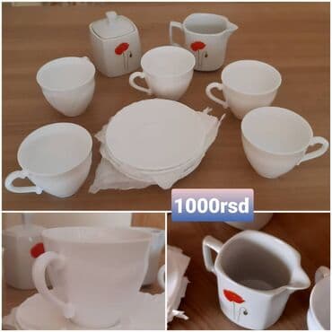 lavazza kafa u zrnu: Tanjiri i posudje posude za secer i kafu, cinije — 2