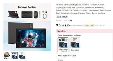 tablet huawei p10: Nov tablet neotpakovan — 4