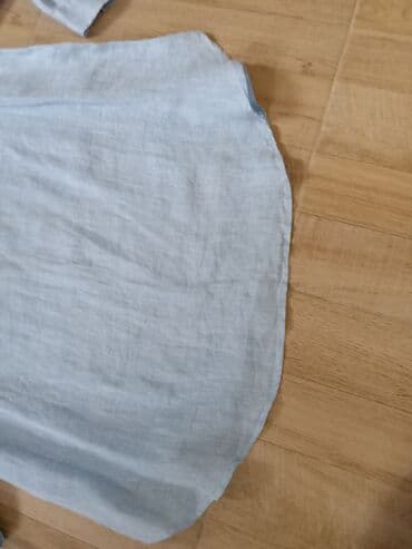 haljine lanene: H&M, M (EU 38), Lan, Jednobojni, bоја - Svetloplava — 5