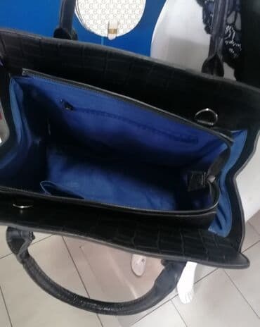 crne tasne: Elegantna torbica, Materijal: Veštačka koža — 6