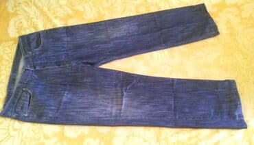 elegantne pantalone sa visokim strukom: Farmerke, 38 / 34, Loose fit — 4