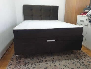polovan namestaj iz inostranstva u palanci: Francuski lezaj Box Dimenzije lezaja 160x200 Visina 64cm Cena lezaja — 1