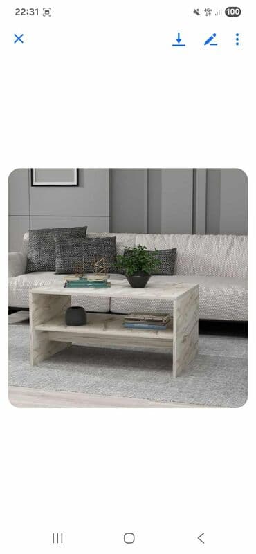 polovan namestaj iz inostranstva u palanci: Apollon - White, Sapphire Oak White Sapphire Oak Coffee Table 100% — 6
