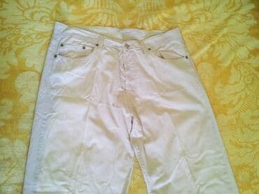 elegantne pantalone sa visokim strukom: Farmerke, 38 / 34, Loose fit — 10