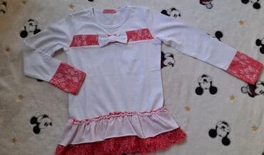 paket odece m: Paket: Helanke, Majice, Pantalone, Za devojčice, uzrast: 7-8 godina — 18