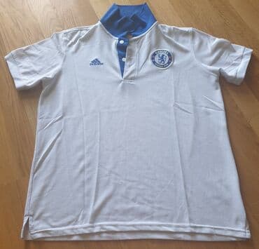 dres velicina m: ﻿﻿ADIDAS CHELSEA football club dres, polo majica bela, bele boje, sa — 3