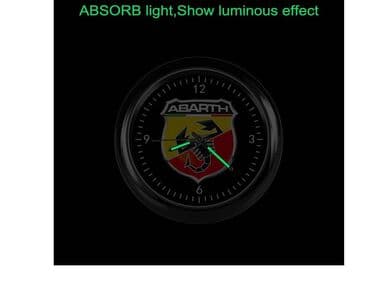 delphi auto dijagnostika: Sat za automobil - ABARTH Sat sa logom ABARTH-a. Izuzetno lep detalj — 5