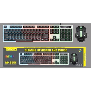 Tastature: Gejmerska tastatura i mis crna i bela novo gaming akcija cene nisu — 3