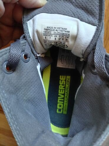 obuca bata novi sad: Converse, 37.5, bоја - Siva — 10