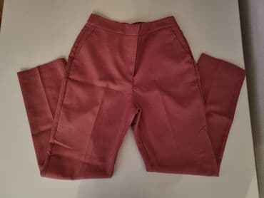 pantalone s: M (EU 38), Visok struk, Ravne nogavice — 1