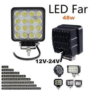 kvalitetne presvlake za auto: LED Far 48W 12 i 24V kvalitetan i veoma jak reflektor, maglenka, far — 1