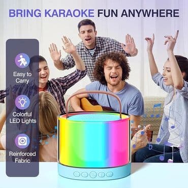 najbolji bluetooth zvucnici do 50e: Karaoke Bluetooth Rgb Prenosni Zvucnik D23 Karaoke mašina ima odličan — 5