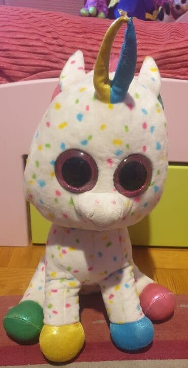laptop igracka za decu: TY BEANIE BOOS jednorog original plisana igracka Harmony. Ogromna — 7