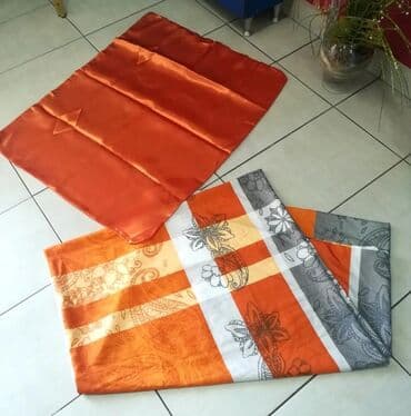 Bed sheets: Single, color - Orange — 1