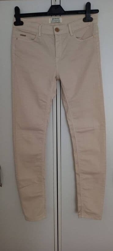 suknja sorc stradivarius: Stradivarius krem pantalone 36/S. Stradivarius krem pantalone — 4