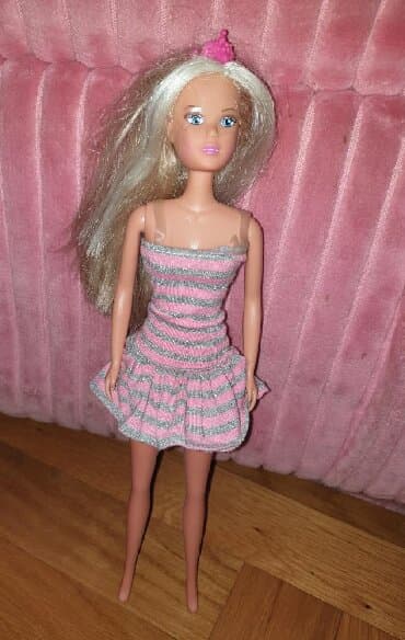 pink kombinezon: Barbie lutka - simba toys. U haljinici sa krunom — 2