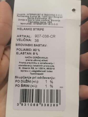sportski sorcevi: M (EU 38), bоја - Crna, Jednobojni — 5
