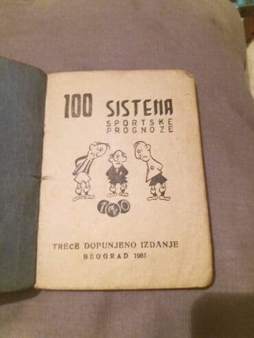 auto karta novi beograd: 100 sistema sportske prognoze 1961.god. 100 sistema sportske — 1