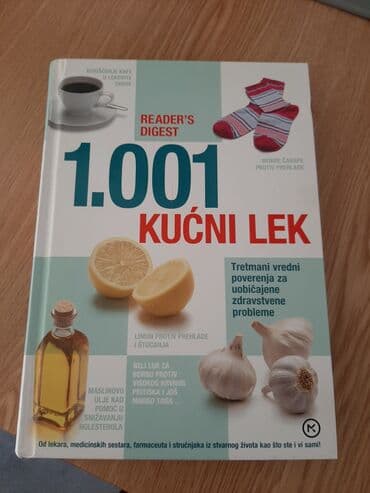1001 kućni lek, knjiga je nova, tvrd povez, 447 strana — 1
