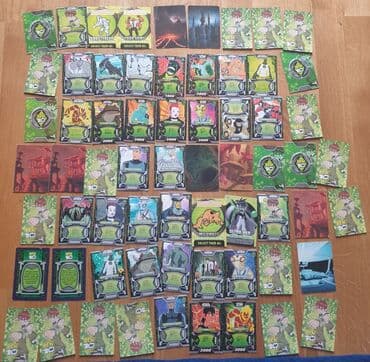 dex rock duksevi za decu: Ben 10 alien force karte . Cena za komad. 7 kom za 100 din — 3