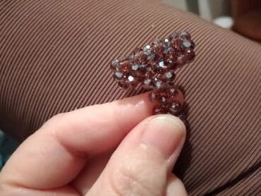 nakit od hiruskog celika novi sad: Ženski prsten, Handmade, Materijal: Kristal, Cirkon — 9
