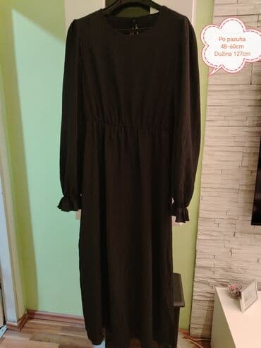 kežual haljine: A-Dress L (EU 40), bоја - Crna, Dugih rukava — 1