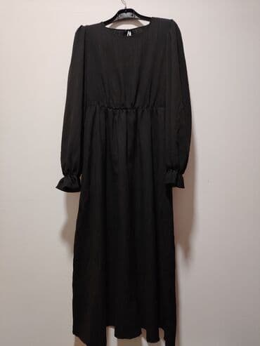 kežual haljine: A-Dress L (EU 40), bоја - Crna, Dugih rukava — 2