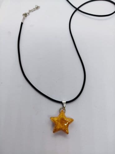 pandora privezak zaba: Ogrlica sa priveskom, Handmade, Materijal: Epoksi smola — 3