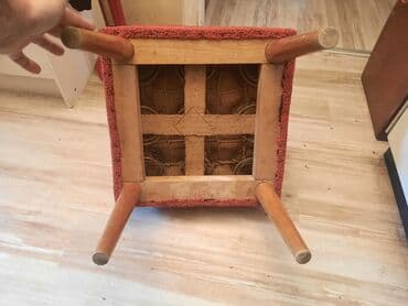 lidl tabure za decu: Retro tabure,stolica Dimenzije oko 44x44 cm. Visina oko 36 cm Nogice — 5