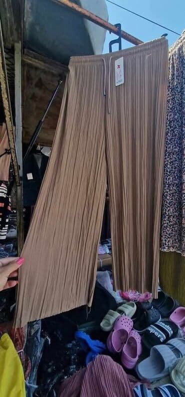 elegantne pantalone sa visokim strukom: 4XL (EU 48), 5XL (EU 50), 6XL (EU 52), Visok struk, Šalvare — 2