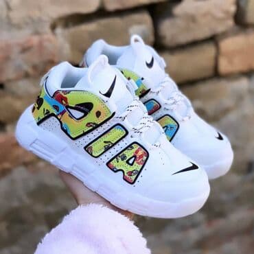 dečije patike za devojčice: Nike air more uptempo duboke patike dečije Novo Brojevi 31 do 35 — 7