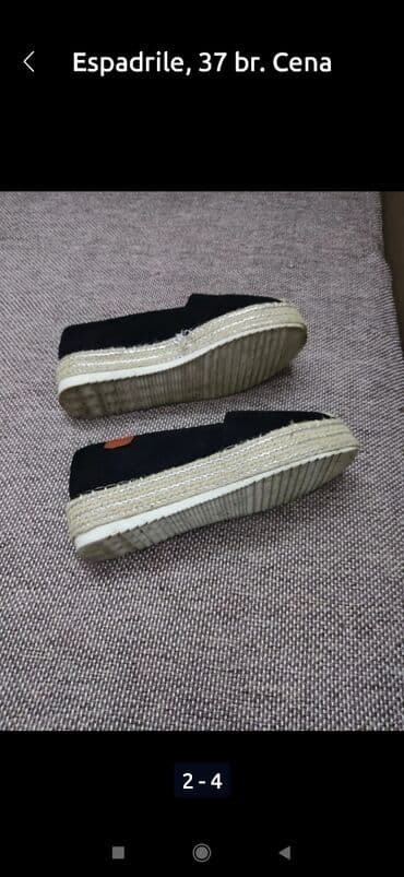 obuca batajnica: Espadrile, 37 — 3