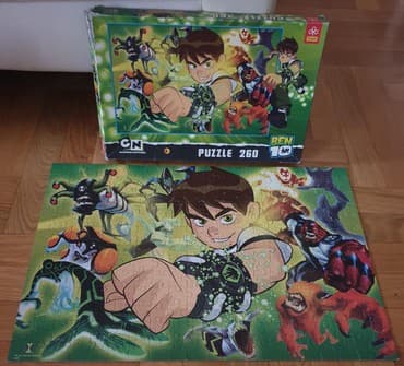 igračke za dečake od 3 godine: Ben 10 - cartoon network. puzzle - puzle - pazl kako ko voli. 260 — 2