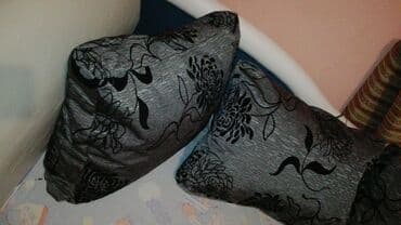 Pillows: Throw pillow, color - Black — 2