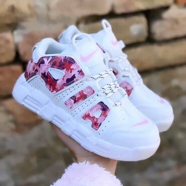 dečije patike za devojčice: Nike air more uptempo duboke patike dečije Novo Brojevi 31 do 35 — 2