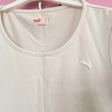 sinsay bela haljina: Puma, M (EU 38), L (EU 40), bоја - Bela — 2