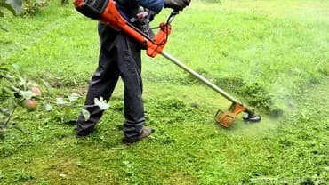 zvjezdano nebo u autu: Kosenje i uredjivanje vrtova postavka vestacke busen trave sadjenje — 7