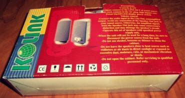 Zvučnici, slušalice i mikrofoni: Kompjuterski zvučniciKolink''. Multimedia speaker system Total — 3