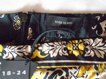 prsluk i pantalone komplet: River Island, 3XL (EU 46), Geometrijski, bоја - Crna — 6