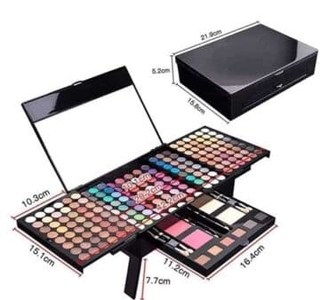 set za obrve: 👑Sminka Kofer sa sminkom Paleta sminke Set sminke 194 boje — 1