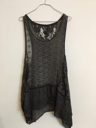 bluza s: L (EU 40), XL (EU 42), 2XL (EU 44), Likra, Jednobojni, Vez, bоја - Siva — 2