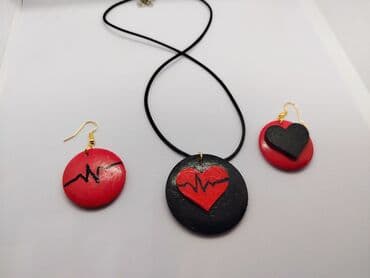 pandora privezak zaba: Ogrlica sa priveskom, Handmade, Materijal: Epoksi smola — 23