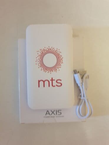 polovni telefoni pancevo: EXTERNA BATERIJA (power bank) marke MTS AXIS, kapaciteta 5000mAh. Uz — 2