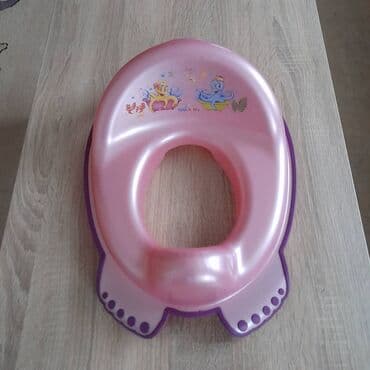 Children's Items: Očuvan roze adapter za WC šolju i kupatilo za decu Očuvan adapter za — 1