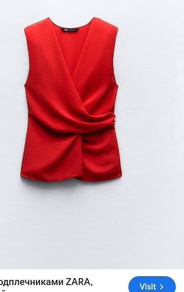 zara parfemi akcija: Zara, XS (EU 34), Poliester, Jednobojni, bоја - Crvena — 6