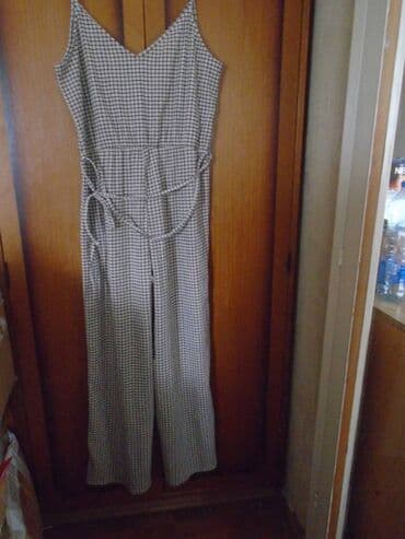 crni kombinezon zara: H&M, L (EU 40), Karirani, bоја - Bež — 3